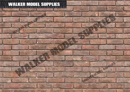 Scale brick wall - 1:6,