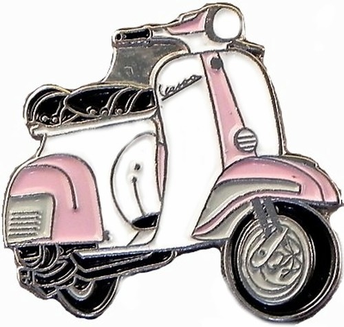Vespa scooter pink - vespa,