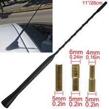 11” Universal UK Car Roof Antenna Aerial Mast Whip Signal Amplified Stereo Radio