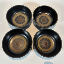 Vintage Denby Arabesque 4 Small Cereal Bowls 13cm Retro 60's 70's Dining