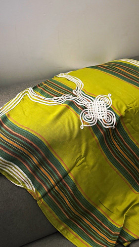 Moroccan gandoura green - moroccan,