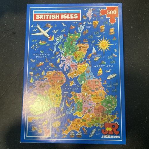 British isles map - british, large