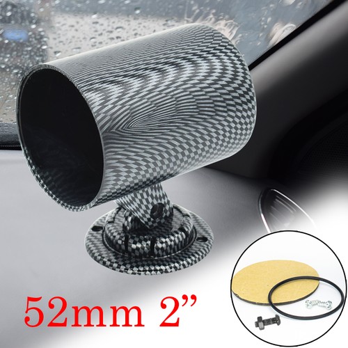 Carbon look 52mm car gauge - look,