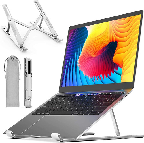 Aluminium ventilated laptop - aluminium,
