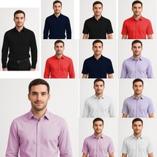 Men's Shirts Long Short Sleeve