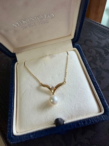 Mikimoto pearl necklace 4mm - mikimoto,