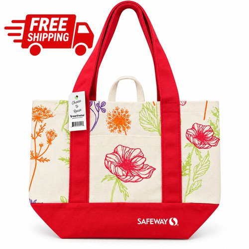Safeway earthwise red floral - earthwise,