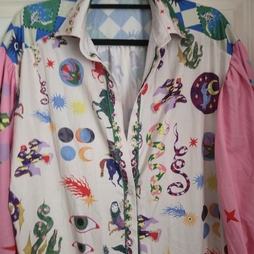 Funky multi coloured - coloured, drop