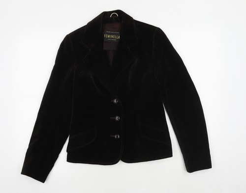 Feminella womens brown jacket - womens,