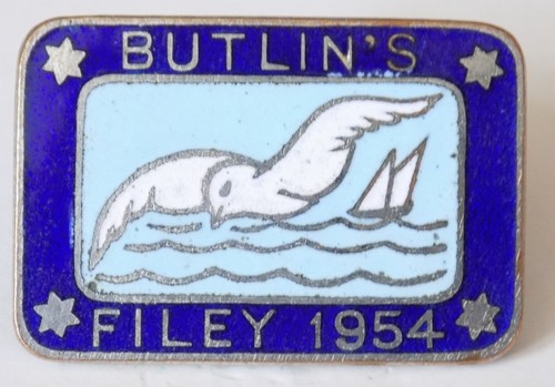 Butlins holiday camp badge - camp,