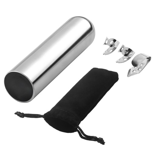 Stainless steel guitar slide - stainless,