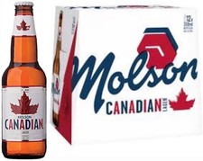 Molson Canadian Refreshing Lager Beer"Case Deal 12x330ml" (Best Before 10.10.25)