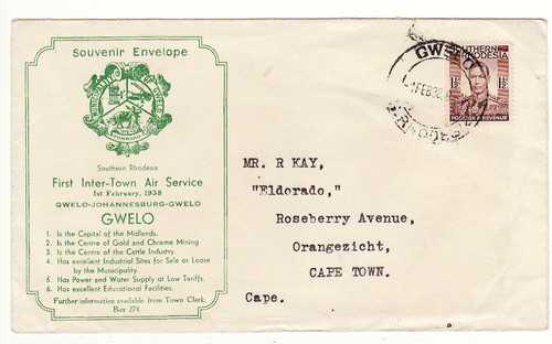 Southern rhodesia africa - to,