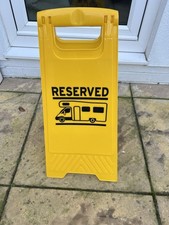Caravan Pitch Marker Reserved