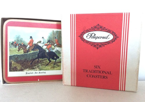 Vintage hunting red pimpernel - hunting,