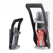 16OZ LARGE BEER TIN CAN CRUSHER WALL MOUNTED RECYCLING TOOL BOTTLE OPENER 500ML