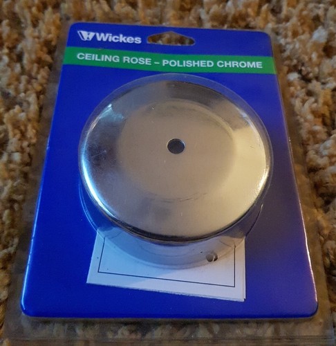Wickes polished chrome ceiling - wickes,