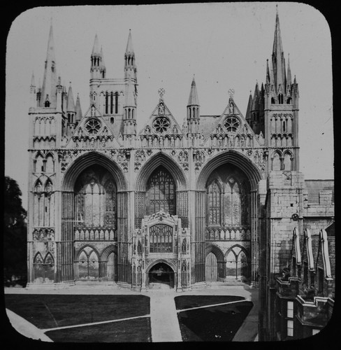 Antique magic lantern slide - lantern,