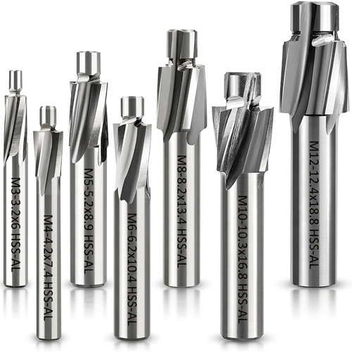 7pcs hss m12 end - 7pcs, mill