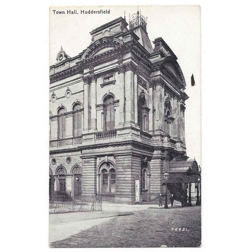 Huddersfield town hall old - town,