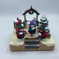 Vintage Avon Musical & Light Up Frosty Band Christmas Decoration
