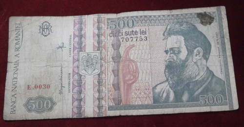 Romania 500 lei - romania,