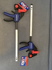 WORKPRO 12-Inch/300mm Ratchet Bar Clamp Set, 17-Inch/440mm Spreader F44