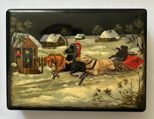 Vintage hand painted russian - vintage,