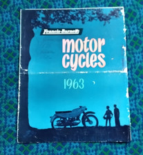 Original 1963 FRANCIS BARNETT Sales Motorcycle Brochure Fulmar Falcon Cruiser 