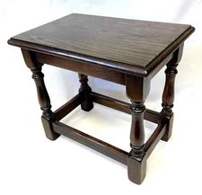 Antique Style Oak Joint Stool