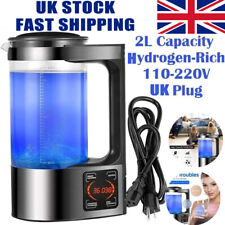 Hydrogen Water Generator Portable Water Ionizer Hydrogen-rich Water Bottle 2L UK