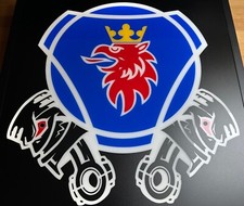 SCANIA PISTONS Truck Cab 24v Interior LED sign Dimmer Board lorry WALES