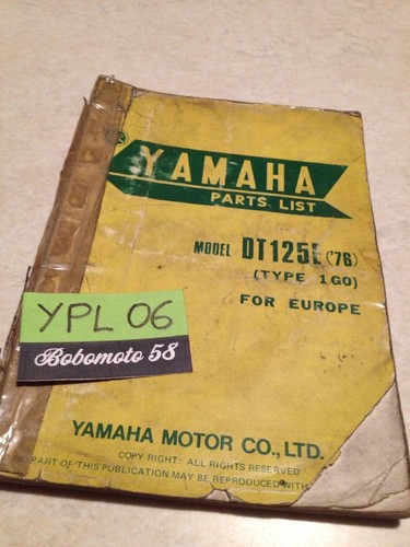 Yamaha parts list - parts,