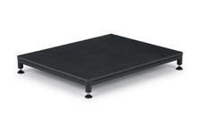 Adjustable Half Step Black GRP Surface Indoor & Outdoor Slip-resistant Mobility