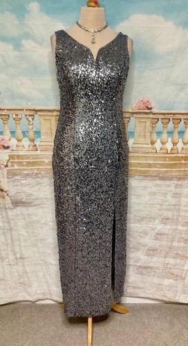 Evening maxi dress silver - maxi,