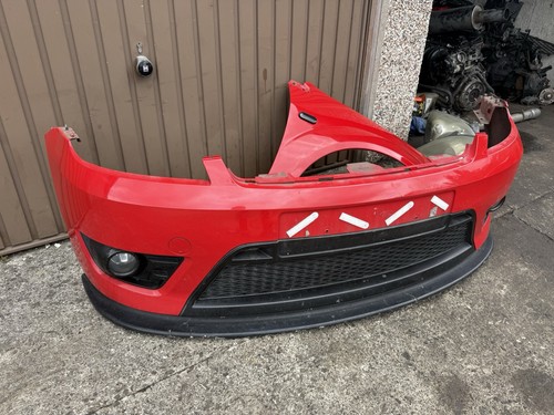 Red front bumper - red, fiesta