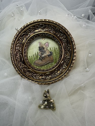 Miniature portrait french - portrait,