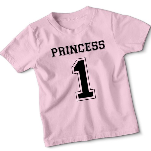 Princess number kids shirt - number, t