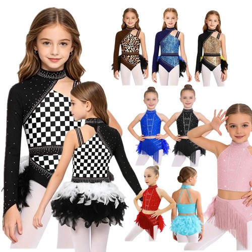 Girl skating dress feather - uk,