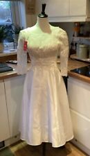 Size 8 JJ house Ivory Midi