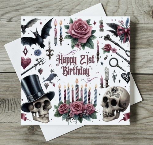 Personalised 21st gothic - 21st,