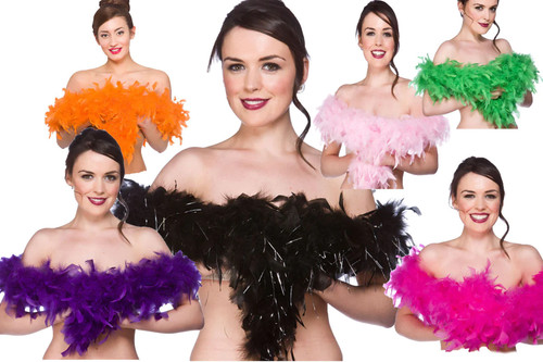 Feather boas ladies - boas, fancy