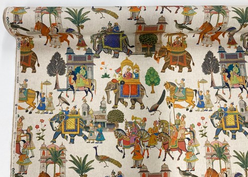 Indian curtain fabric agra - curtain,