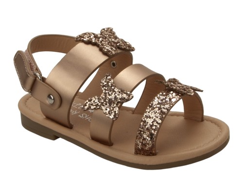 Girls gold glitter - glitter, butterfly