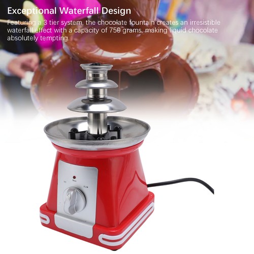 Tier mini chocolate fountain - chocolate,