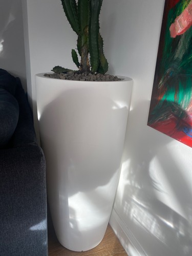 Big white vase 90cm height - , for