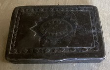 Early 19th Century Snuff Box Pewter With Engraving 