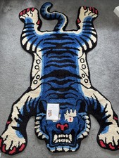 Tibetan tiger rug blue - tibetan, 3x5