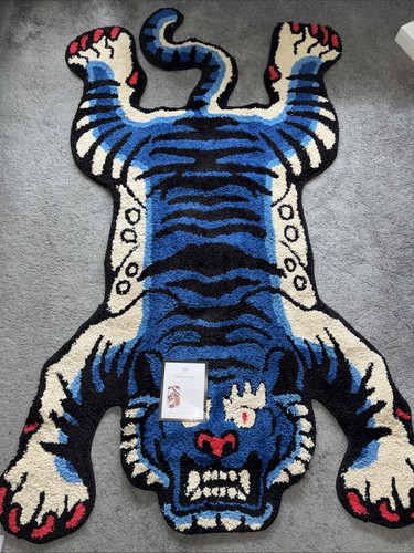 Tibetan tiger rug blue - -, 3x5