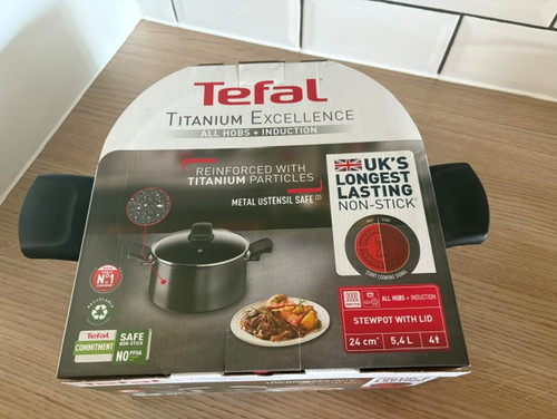 Tefal titanium excellence 24cm - titanium,